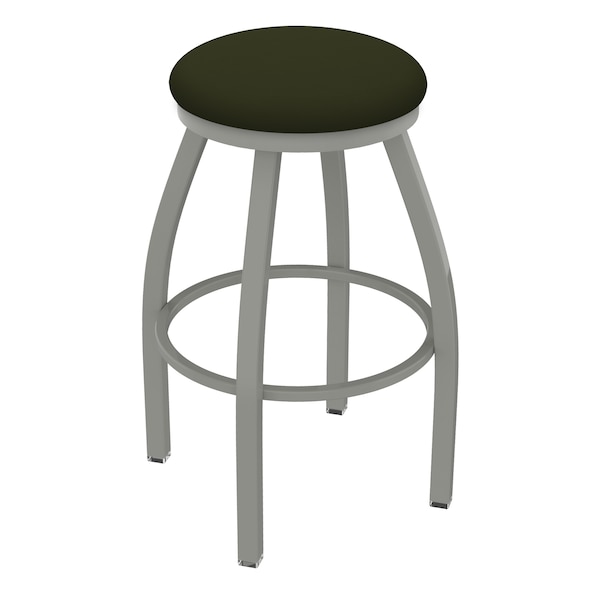 Holland Bar Stool Co 30" Swivel Bar Stool, Nickel Finish, Canter Pine Seat X802 - main
